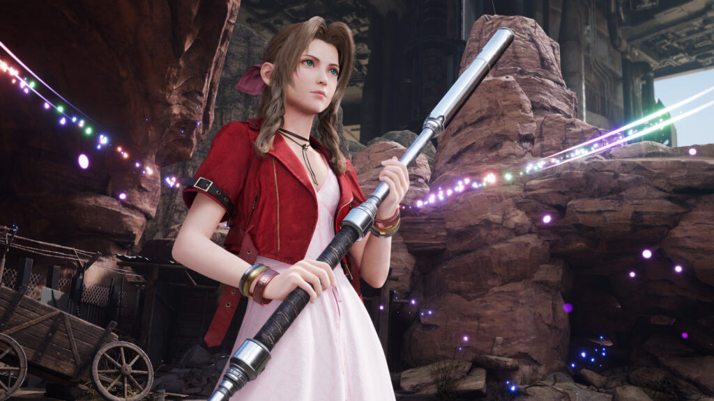 Aerith em Final Fantasy VII Remake