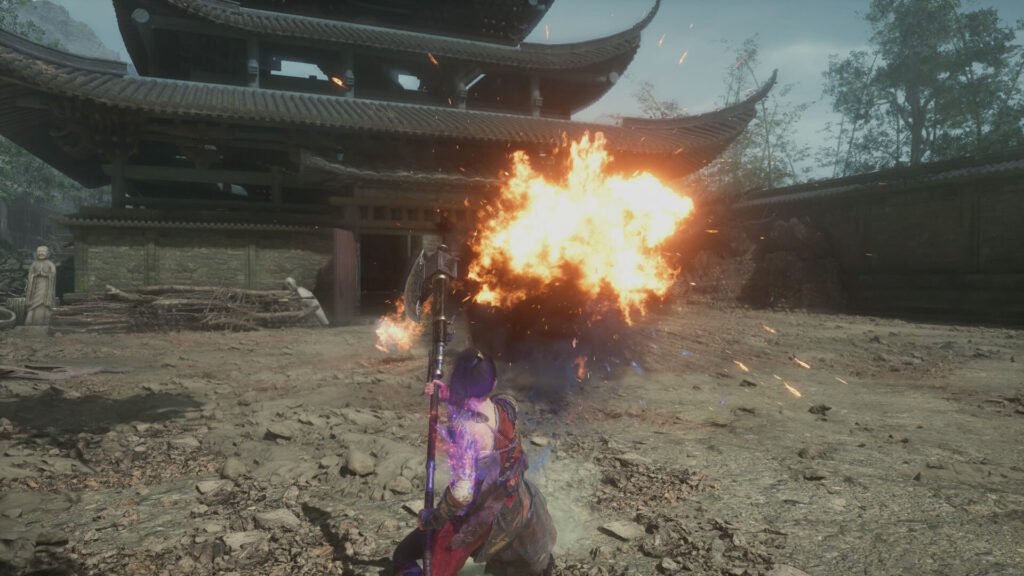 Bai Wuchang em combate na análise de Wuchang: Fallen Feathers no PS5